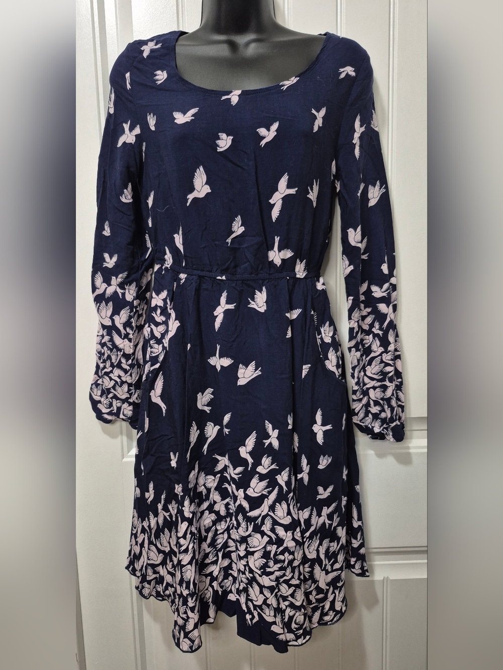 Womens L.A. Soul Bird Print Dress Size Medium